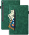 Luxe stand flip sleepcover hoes - Geschikt voor Samsung Galaxy Tab S7 Plus / S8 Plus - Groen