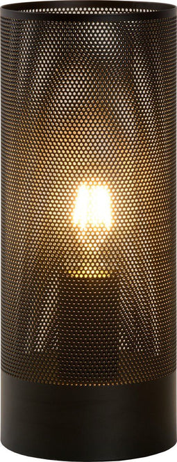 Lucide BELI - Tafellamp - Ø 12 cm - 1xE27 - Zwart (1 stuk)