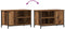 vidaXL - TV - Kast - Oud - Hout - 80x40x50 - cm - Geengineerd - Hout - en - Staal