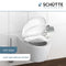SCHÜTTE WC-Bril 82940 FAMILY WHITE - Duroplast - Soft Close - Afklikbaar - Geïntegreerde Kinderzitting - Gelakt - Wit