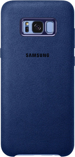 Samsung Galaxy S8+ - Alcantara Cover - Schokbestendig - Blauw