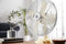 Swan Tafelventilator - 12 inch - Creme