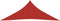 vidaXL - Zonnezeil - 160 - g/m² - 5x5x5 - m - HDPE - rood