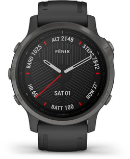 Garmin fenix 6S Sapphire - Smartwatch - GPS met TopoActive kaarten - Grijs (Zwart)