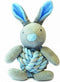 Little rascals knottie bunny touwbal konijn blauw 20x15x8 cm