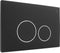 Dynamic Way - Bedieningspaneel - Rond - Mat zwart - Geberit UP320 UP720