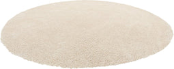 DEMRE - Shaggy vloerkleed - Beige - 140 cm - Polyester