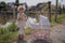 Little Dutch Poppenwagen - Poppenwagen - Met bloemen- en vlinderprint - Roze