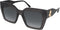 Jimmy Choo Elenigs53kb79 Zonnebril Zwart Grey Man
