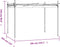 vidaXL - Pergola - met - uitschuifbaar - dak - 295x292x230 - taupe