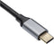 Akyga AK-AV-16 USB-C-kabel Aansluitkabel USB-C stekker, DisplayPort-stekker 1.80 m Zwart