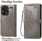 imoshion Hoesje Geschikt voor Xiaomi Redmi Note 13 Pro Plus (5G) Hoesje Met Pasjeshouder - imoshion Mandala Bookcase - Grijs
