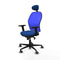 Jorquera Piqueras y Crespo 2D036G1 - Bureaustoel met hoofdsteun - Verstelbare hoogte - Blauw