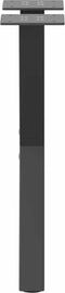 vidaXL - Salontafelpoten - 2 - st - X-vormig - 28x(42-43) - cm - staal - antraciet