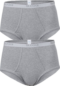 sloggi Basic - Heren Maxi slip - Comfortabele pasvorm - Grijs