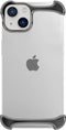 Arc Pulse - Dubbelzijdige Titanium Bumper Case - Geschikt voor iPhone 13 - Zilver
