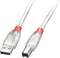 Lindy 41754 - USB-kabel USB 2.0 - 3.00 m - Transparant