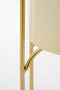 Mica Decorations Donau Bloempot op Standaard - Set van 2 - H45 x Ø22,5 cm - Lichtgeel Goud (2 stuks)