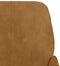 vidaXL Fauteuil - Fluweel - 62x79x79 cm - Bruin