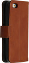 iMoshion Hoesje Geschikt voor iPhone SE (2016) / 5 / 5s Hoesje Met Pasjeshouder - iMoshion Luxe Bookcase - Bruin