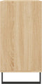 vidaXL - Dressoir - 57x35x70 - cm - bewerkt - hout - sonoma - eikenkleurig