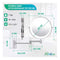 Make-Up Spiegel - Batterij - Chroom - 1-5x Vergroting