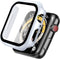 imoshion Screenprotector - Geschikt voor Apple Watch Series 7 / 8 / 9 - 45mm - Full Cover Hard Case / Beschermend Hoesje - Zilver