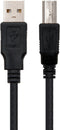 Nanocable 10.01.0103-BK - USB A-B Kabel - 1,8 m Mannelijk/Mannelijk - Zwart