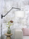 GOOD&MOJO Wandlamp Andes - Bamboe Zwart/Wit - 95x47x55cm - Binnen Scandinavisch,Bohemian