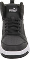 PUMA Rebound V6 MID WTR JR - Hoge sneakers - SoftFoam+ demping - PUMA Black-PUMA White