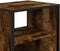 vidaXL - Nachtkastje - wandgemonteerd - 40x31x39,5 - cm - gerookt - eikenkleurig