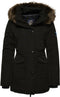 Superdry Everest - Dames Jas - Regular fit met afneembare capuchon - Zwart