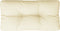 vidaXL - Palletkussen - 80x40x12 - cm - stof - crèmekleurig