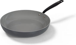 BE Living Essential Koekenpan - Ø 28 cm - Keramisch - PFAS vrij - Inductie - Grijs