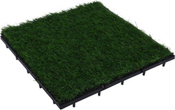 Terrastegels kunstgras - set van 9 - 30x30