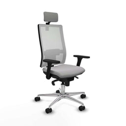 Bureaustoel Piqueras y Crespo 3D086N2 Lichtgrijs