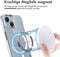 iMoshion Hoesje Geschikt voor iPhone 14 Hoesje - iMoshion Rugged Air Geschikt voor MagSafe case - Transparant