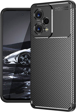 iMoshion Hoesje Geschikt voor Xiaomi Redmi Note 12 Pro Hoesje Siliconen - iMoshion Carbon Softcase Backcover - Zwart