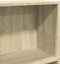 vidaXL - Boekenkast - 40x24x109 - cm - bewerkt - hout - sonoma - eikenkleurig