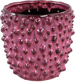 PTMD Marel Bloempot - 17 x 17 x 17 cm - Keramiek - Rood