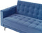 ABERDEEN - Hoekbank - Blauw - Linkszijdig - Fluweel