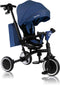 Lionelo Tris Plus - Driewieler - 2-in-1 - 360° draaibare zitting - Blue Denim