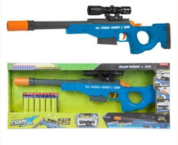 Foam Strike X Pulse Raider - Speelgoedgeweer - Afneembare richtkijker - (set van 3)