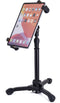 HERCULES HCDG-307B-TS2 - Tablet- en smartphonehouder - 2-in-1 tafelstatief - Hoogte 31,5-39,5 cm (12,4
