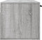 vidaXL - Wandkast - 100x36,5x35 - cm - bewerkt - hout - grijs - sonoma - eikenkleurig