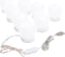 vidaXL - Wandspiegel - met - LED-lampen - vierkant - glas