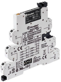 Finder 39.91.0.012.0060 Koppelrelais 12 V/DC, 12 V/AC 6 A 1x wisselcontact 1 stuk(s)