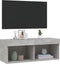 vidaXL - Tv-meubel - met - LED-verlichting - 80x30x30 - cm - betongrijs