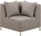Beliani BELIZE - Loungeset voor 5 - Beige - Kunststof