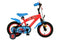 Spider-Man Kinderfiets - 12 inch - Handrem en terugtraprem - Blauw/Rood